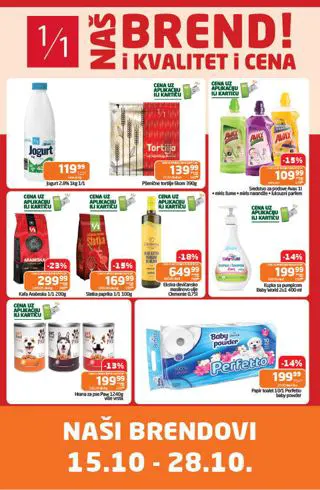 Gomex katalog 15.10.–28.10., naslovna strana