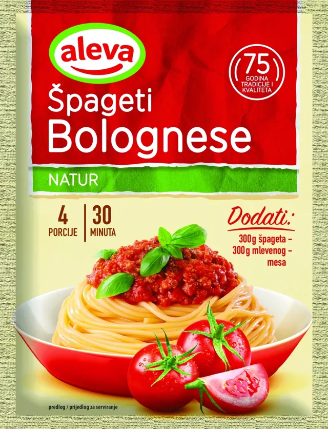 DODATAK ZA SPAGETE BOLOGNESE 59g ALEVA