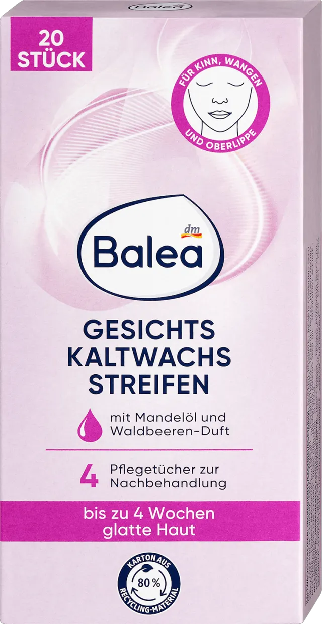 Balea trake/depil. lica hl. vosak 20kom Balea