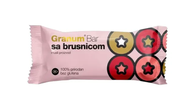 Bar Granum sa brusnicom 30gr Granum