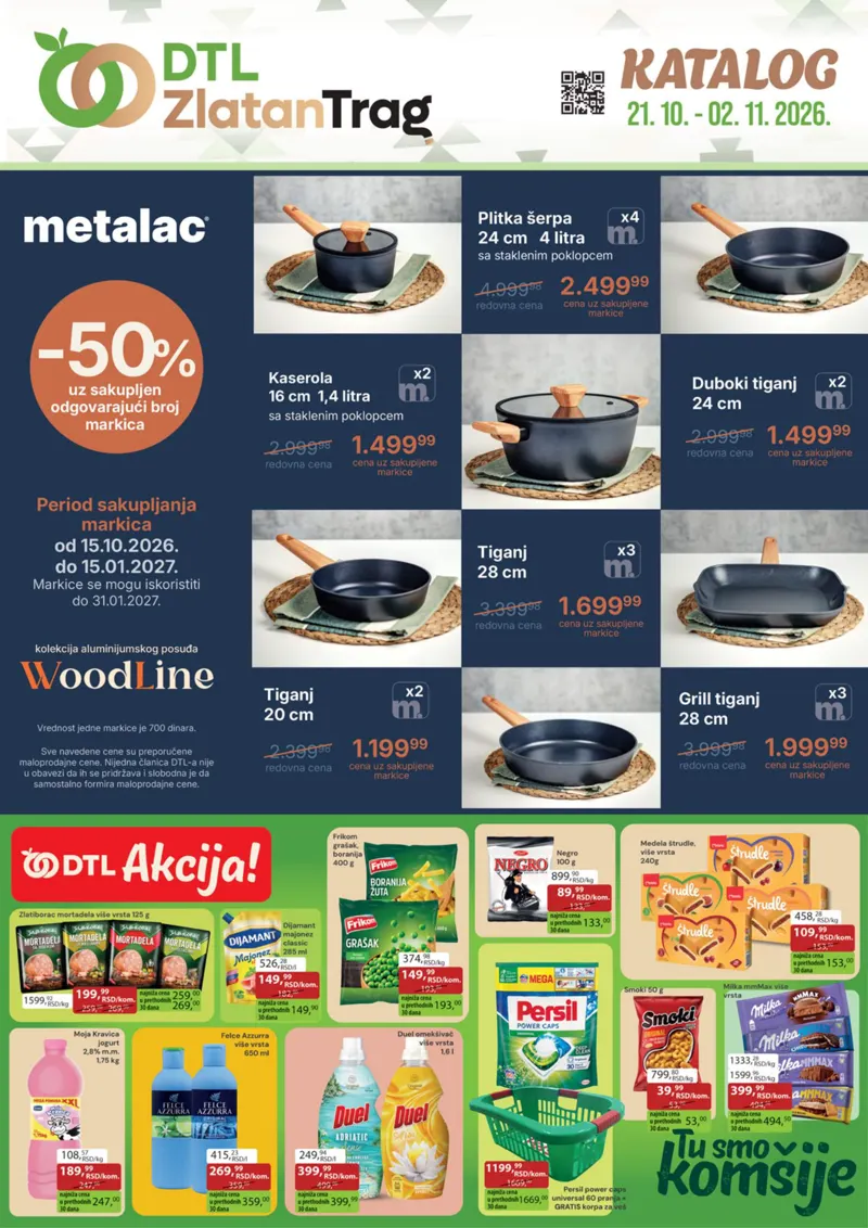 Zlatan trag katalog, strana 1