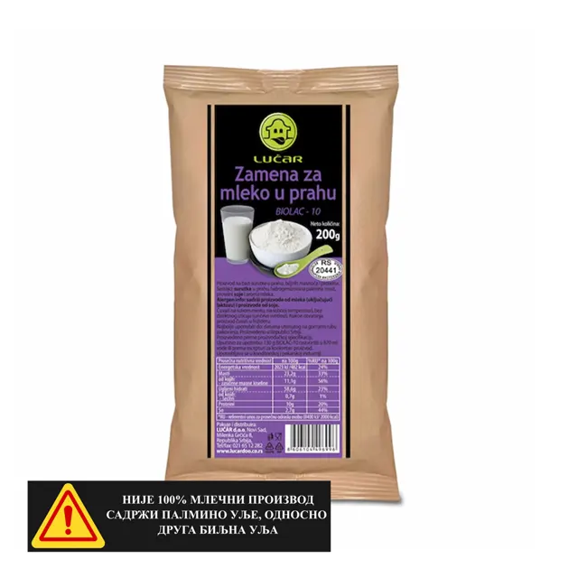 Zamena za mleko u prahu Lucar 200g Lucar