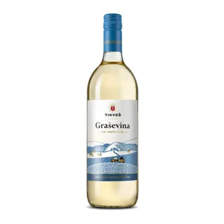 Vino belo Grasevina 1l Tikves