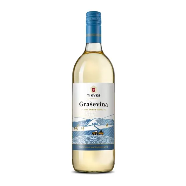 Vino belo Grasevina 1l Tikves Tikves