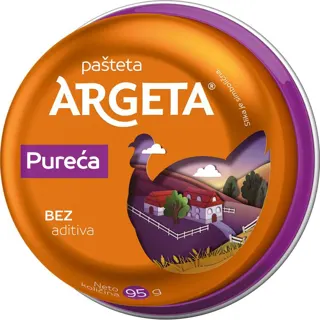 Pasteta cureca Argeta 95g
