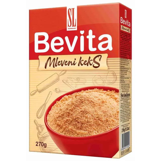 Keks mleveni Bevita 270g Swisslion