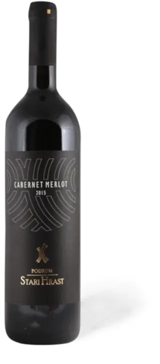 Vino crv. Mer-Cab Sauv.St. Hrast 0,75l