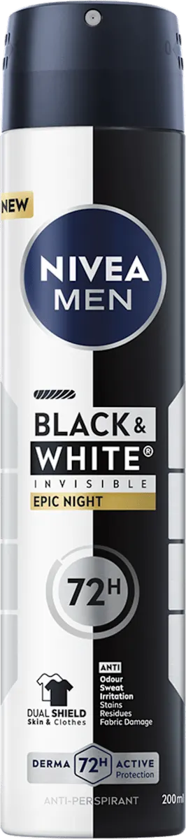 NIVEA MEN deo sprej b&w inv.e.n.200ml NIVEA MEN