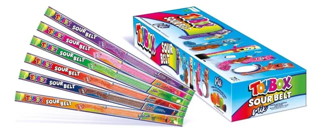BomboneToy Box Sour Belt Mix kisele trake 20g 172 LABUDOVIĆ