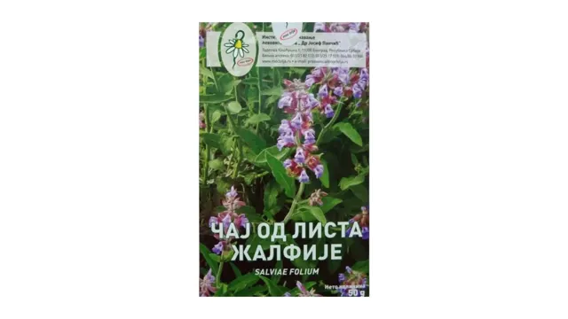Caj od lista zalfije 50g Moc bilja