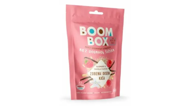 Ovsena kasa malina vanila Boom Box 60g Boom Box