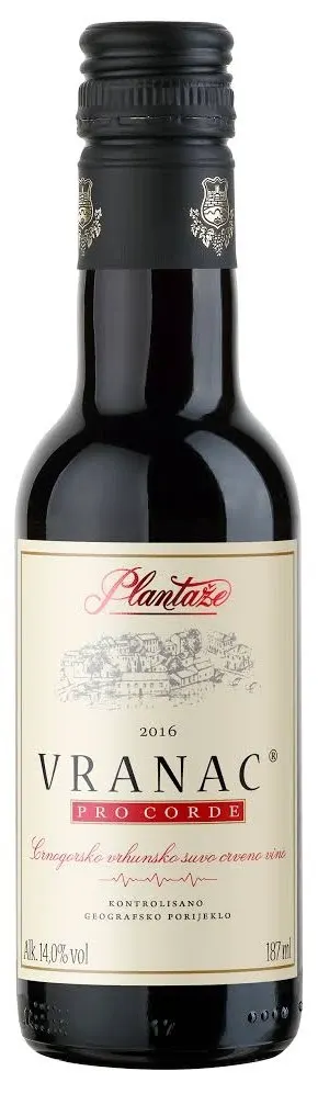 Vino crveno Pro Corde Plantaze 0.187l
