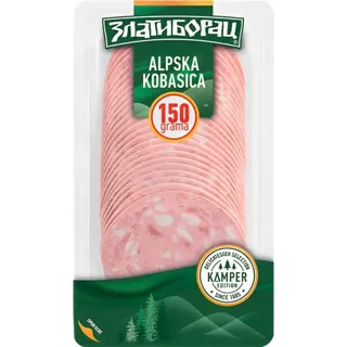 kobasica alpska kamper 150gr zlatiborac