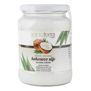 KOKOSOVO ULJE ORGANSKO 560 GR SANATERRA