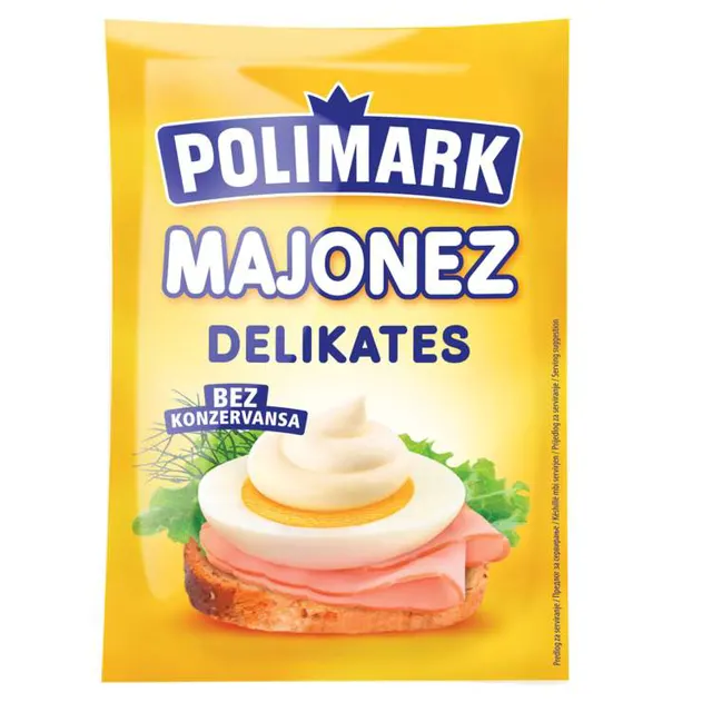 Majonez Polimark delikates kesa 180ml Polimark