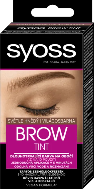 SYOSS boja za obrve svetlo braon