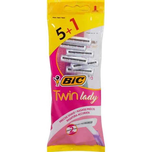 Brijac zenski Twin Lady BIC 5+1 BIC