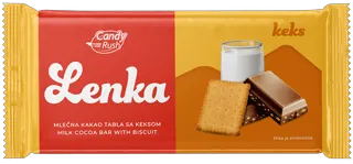 Kakao tabla mlecna LENKA keks 0100 Candy 22