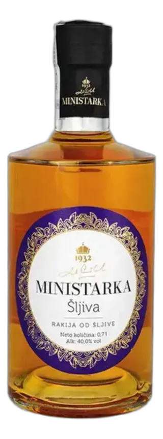Rakija sljiva 40% Ministarka 0,7l