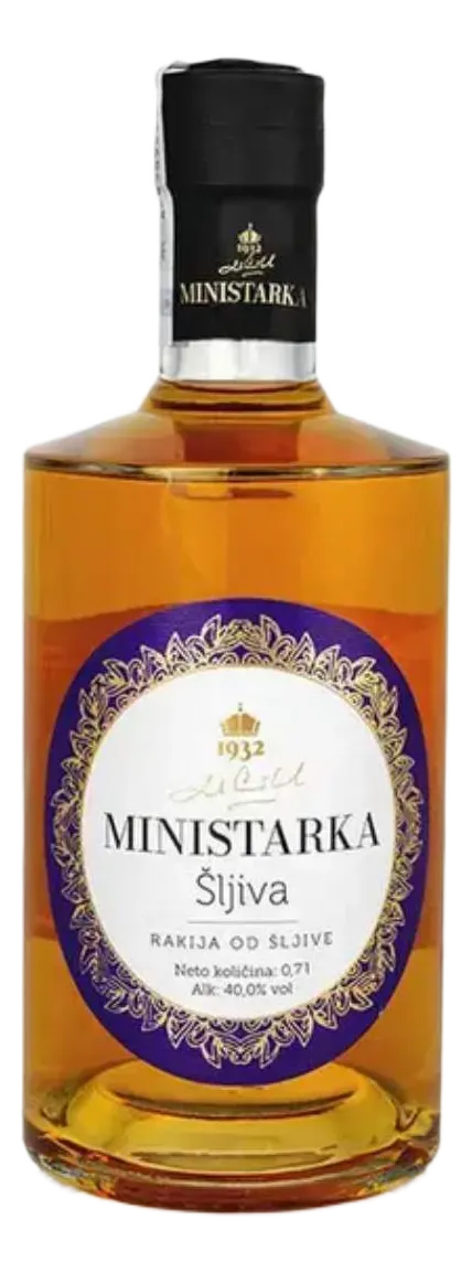 Rakija sljiva 40% Ministarka 0,7l Crasto