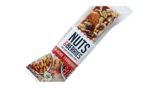 BAR ORGANSKI ALMOND&CRANBERRY NUTS&BERRIES 30G