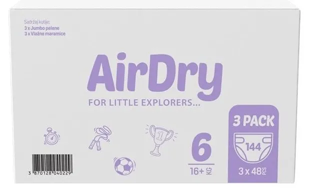 PELENE AIR DRY JUNIOR 6+ MONTHLY 144/1 VIOLETA DELTA DMD