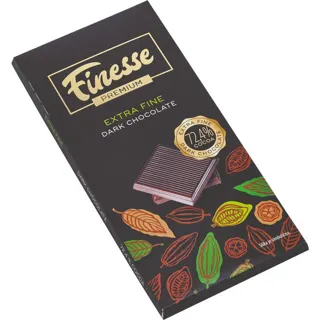 ČOKOLADA TAMNA 72% 100G FINESSE