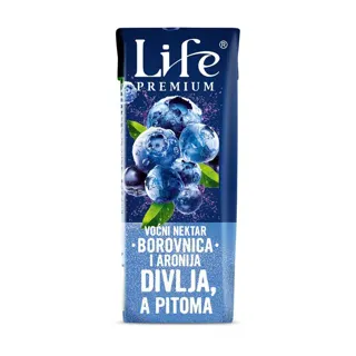 Sok borovn.i aronija Nectar Life 0,2l TP