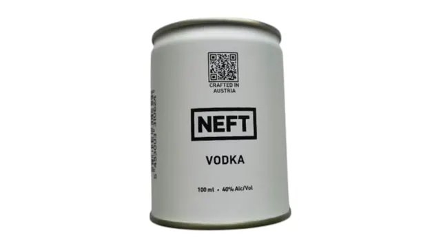 VZB.NEFT VODKA 40% 0,1L