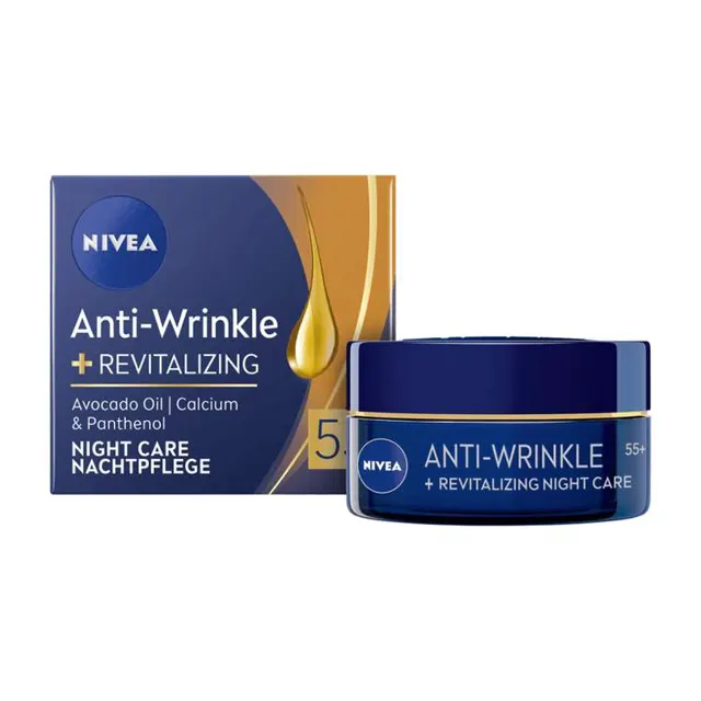 NIVEA ANTI-WRINKLE 55+ noćna krema 50ml NIVEA