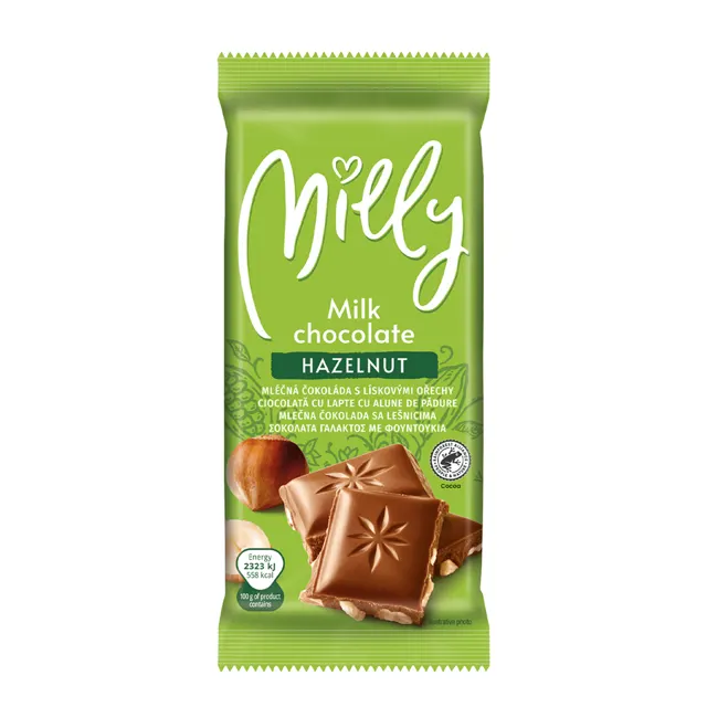 Mlecna cok.sa seck. lesnikom Milly 100g Milly