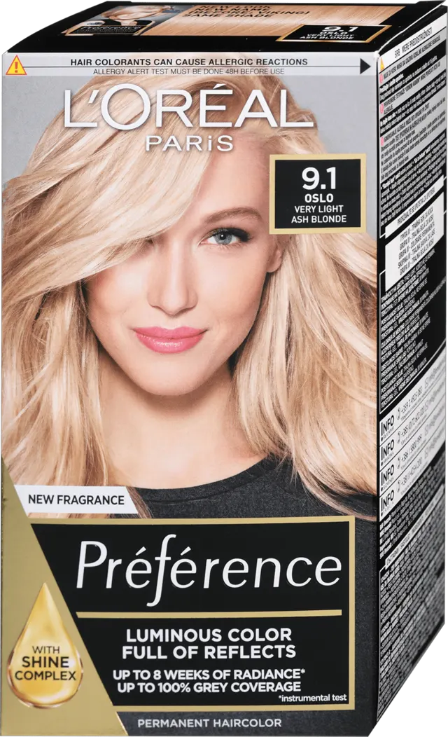 Farba za kosu Preference 9.1 9,1 l Loreal Preference