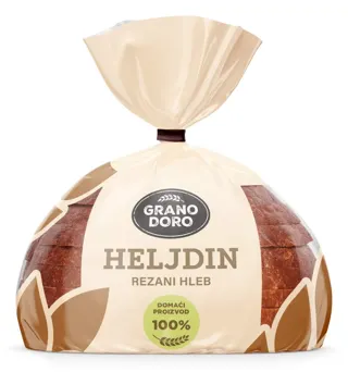 HLEB HELJDIN REZANI 350G GRANO DORO