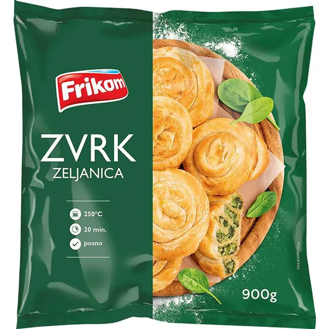 Zvrk pita zeljanica 900g Frikom FRIKOM
