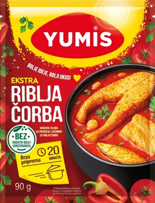 DODATAK JELIMA SA POVRCEM I ZACINIMA ZA RIBLJU CORBU 90gr