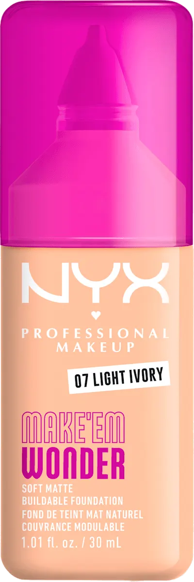 NYX MAKE'EM WONDER tečni puder 07 NYX