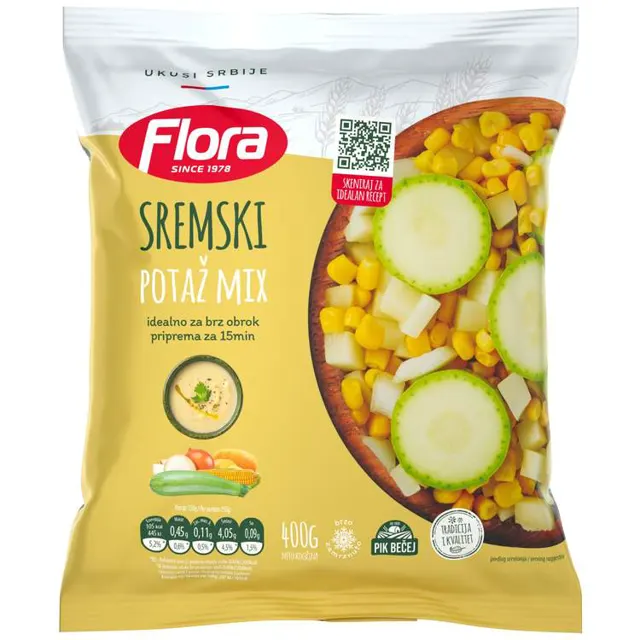 MIX POTAŽ SREMSKI SMRZ 400G FLORA FLORA