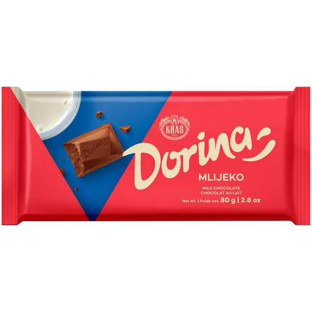 Cokolada mlecna Dorina 80g Dorina