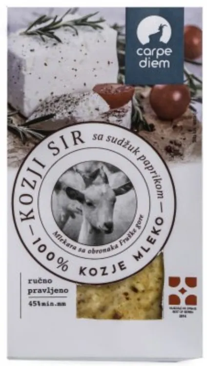 SIR KOZJI SA SUDZUK PAPRIKOM 200G CARPE DIEM CARPE DIEM