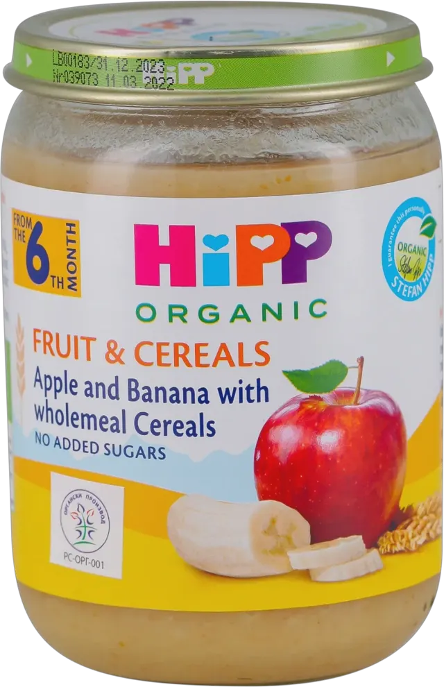 Jab.i banana sa int.zitaricama Hipp 190g Hipp