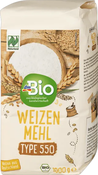dmBio pšenično brašno tip 550 1000g