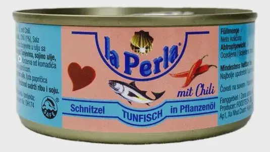 TUNJEVINA LA PERLA KOMADICI SA CILI PAPRIKOM 160gr LA PERLA