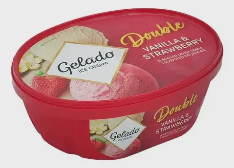 SLADOLED GELADO VANILA JAGODA 1000ML PL
