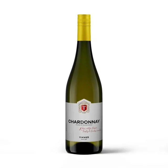 VINO BELO CHARDONNAY 0.75L TIKVEŠ TIKVEŠ