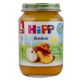 KAŠICA HIPP 190G BRESKVA I KRUŠKA F21