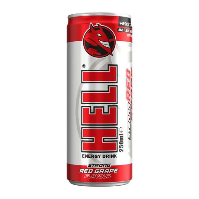 Hell Energy Drink red grape 0.25l 1/24 Hell