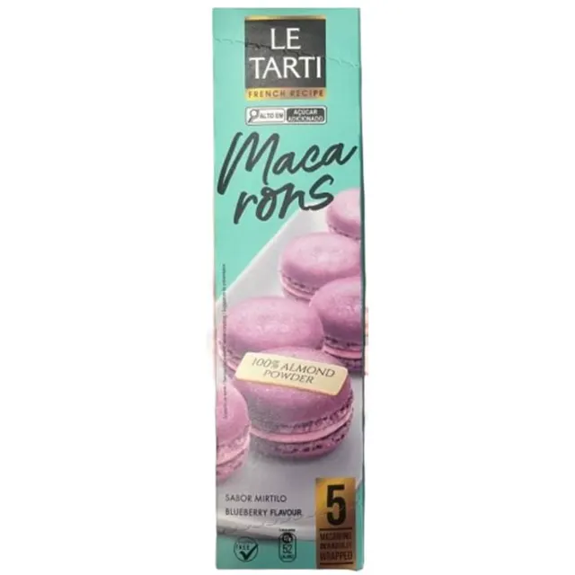 BISKVIT LE TARTI MAKARONS BOROVNICA 60gr SELECT FOOD