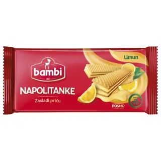 KEKS NAPOLITANKA BAMBI LIMUN 185G