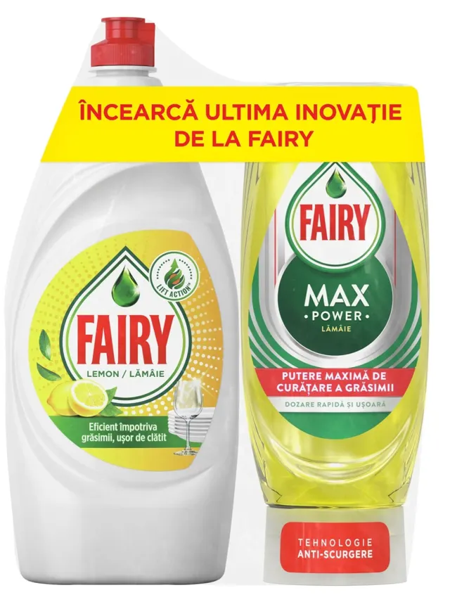 DET SUD LEM 800ML+MAX POW 450ML FAI FAIRY