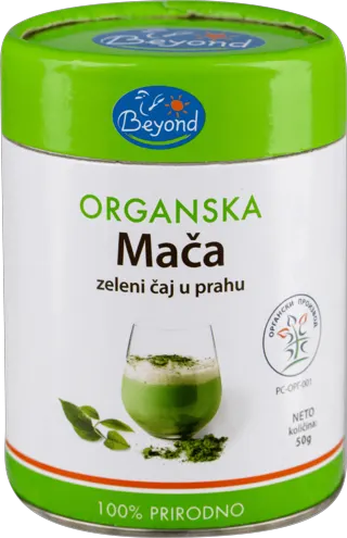 Beyond ORG.MAČA zeleni čaj u prahu 50g